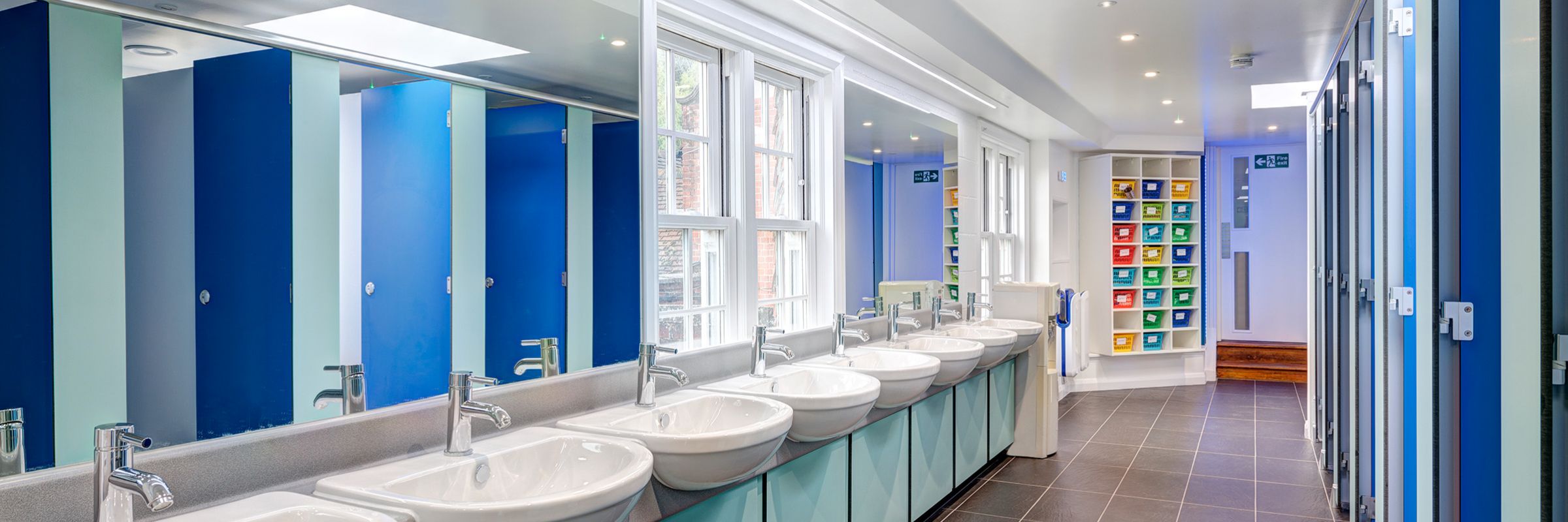 St Johns Beaumont | Washroom | School Design by Westcountry Group