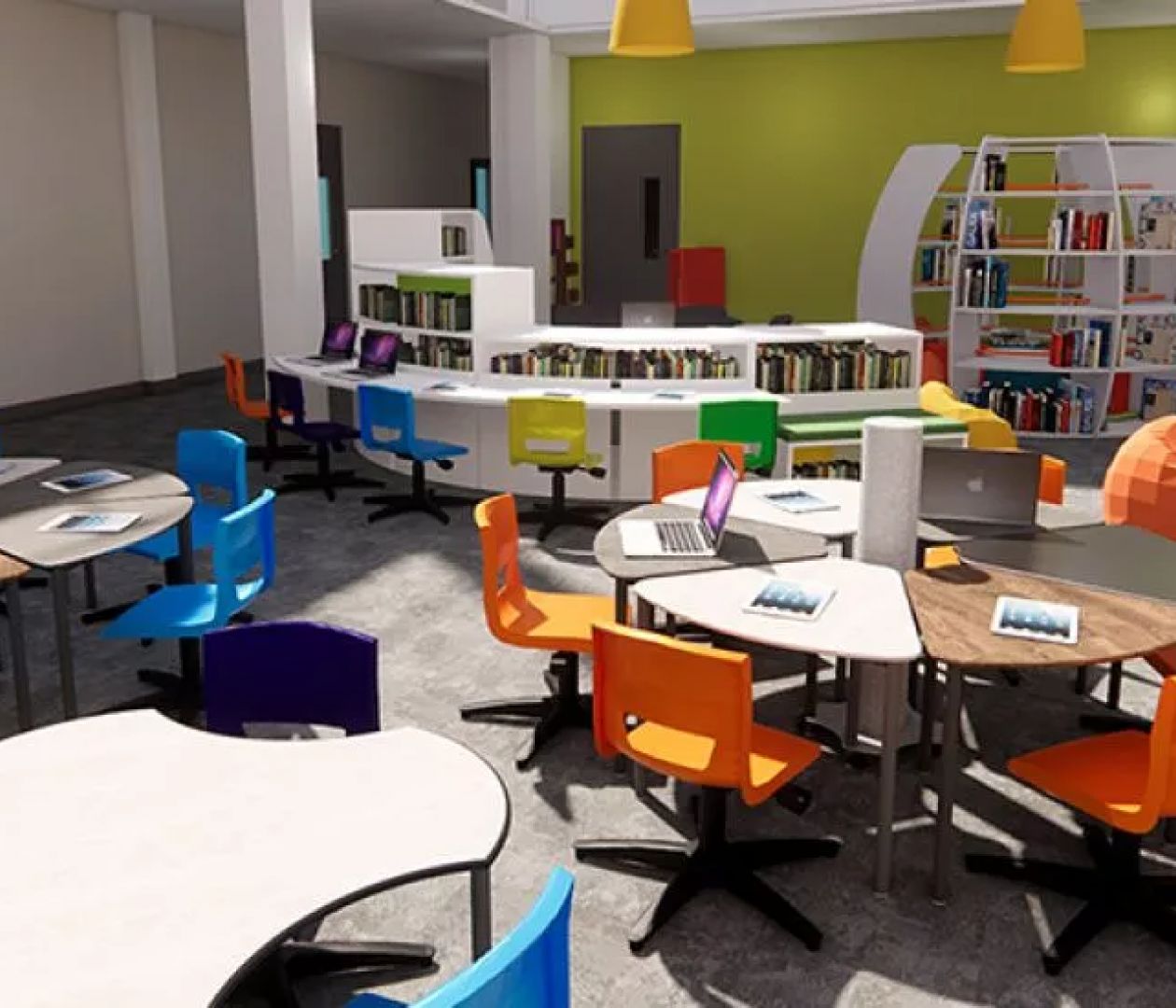 Interior design for schools