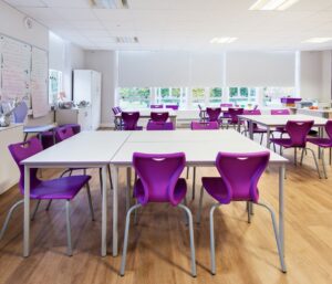 a classroom interior