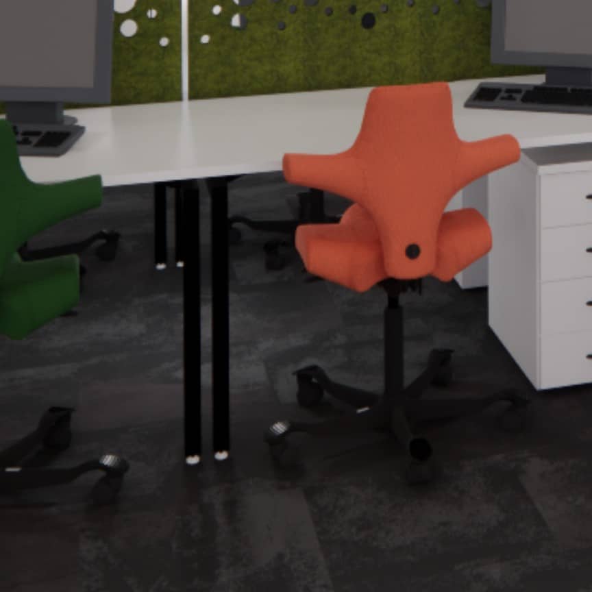 Close-up of HAG Capisco Chair